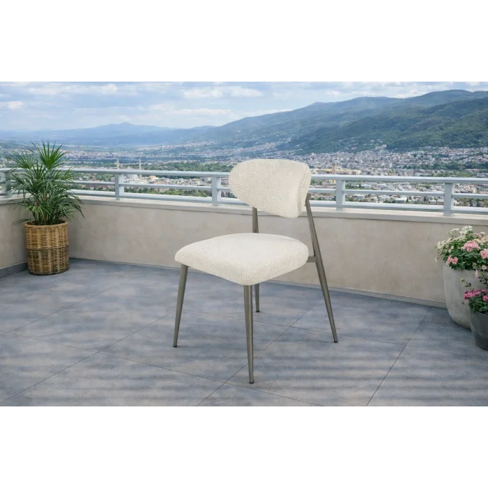 NOXIS / Dualis Açılır Masa Takımı (İnox) - 6 Sandalyeli Yemek Seti