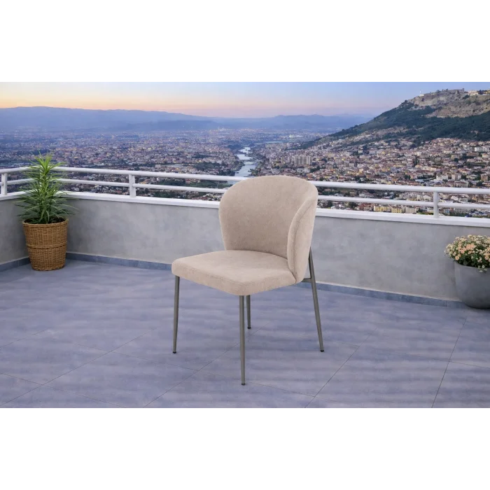 ZENİT / Dualis Açılır Masa Takımı (İnox) - 1 Masa + 6 Sandalye