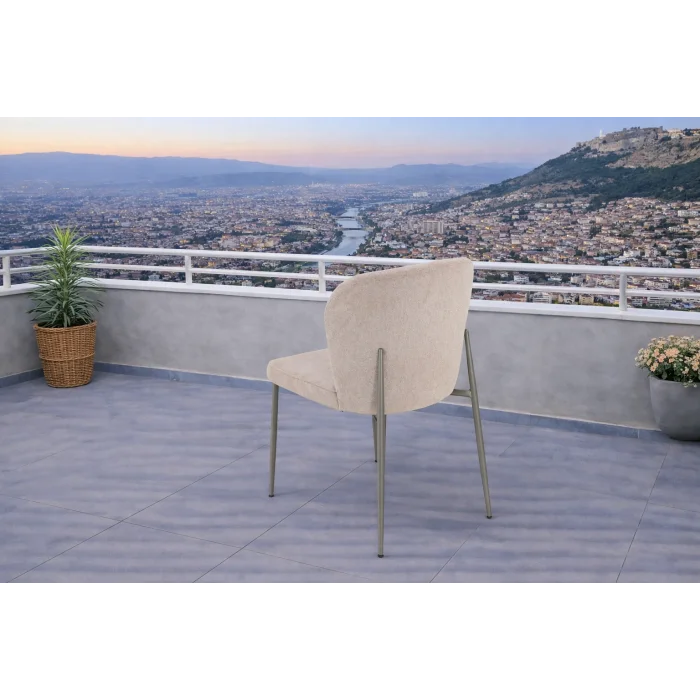 ZENİT / Dualis Açılır Masa Takımı (İnox) - 1 Masa + 6 Sandalye