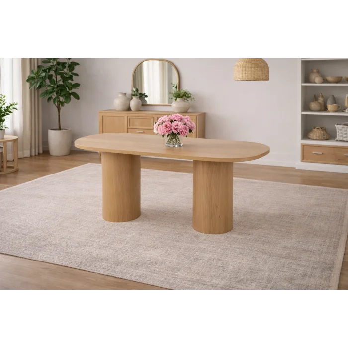 T Sandalye / Elips Masa Takımı (6 Kişilik)