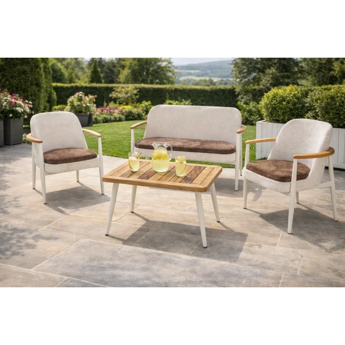 Orion Çay Takımı - Modern Metal İskeletli Oturma Grubu