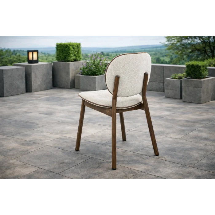 KANT Kubik Sandalye - Modern Metal Bahçe ve Teras Sandalyesi