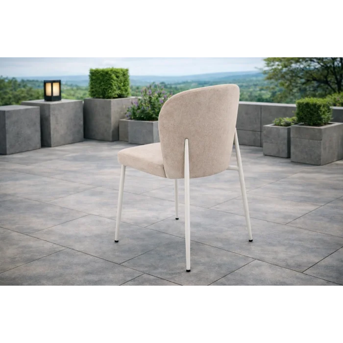 ZENIT Kubik Sandalye - Modern Metal İskeletli Bahçe Sandalyesi