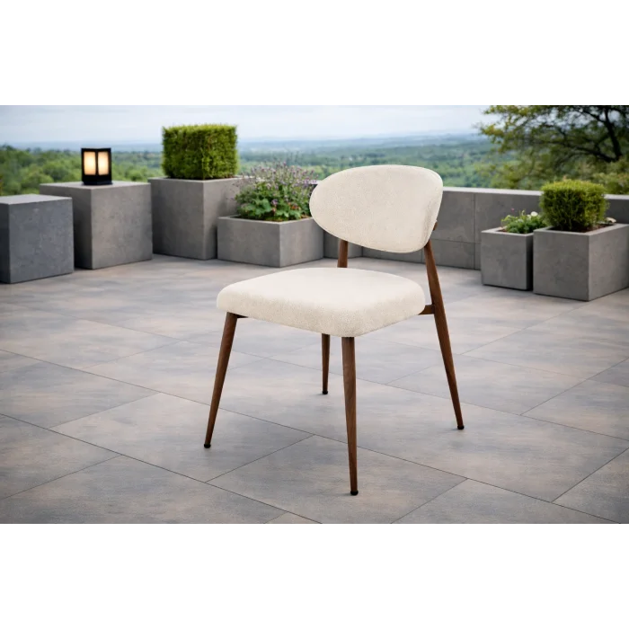 NOXIS Kubik Sandalye - Modern Metal İskeletli Bahçe Sandalyesi