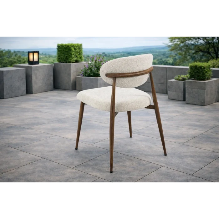 NOXIS Kubik Sandalye - Modern Metal İskeletli Bahçe Sandalyesi