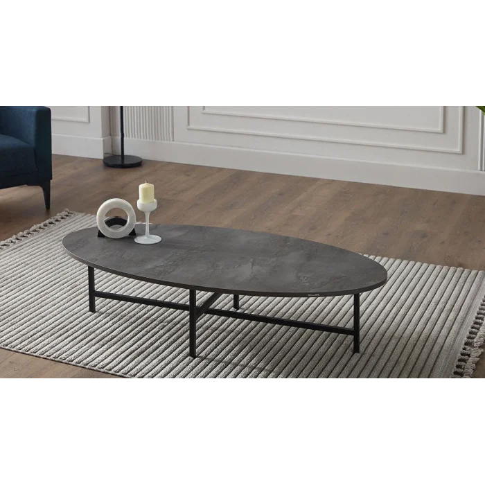 Bellona Egos Orta Sehpa - Modern Mermer Desenli