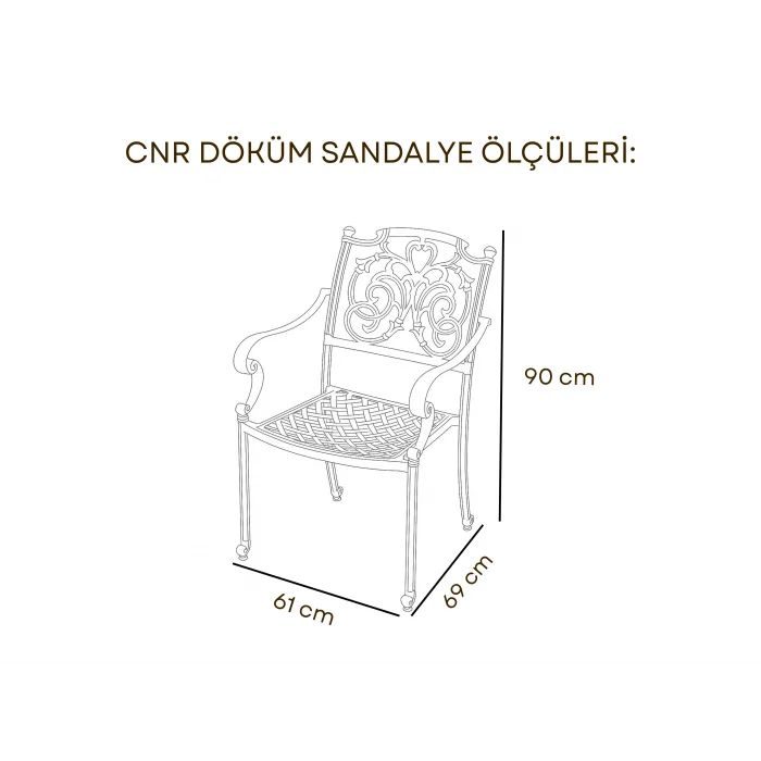 CNR Döküm Sandalye