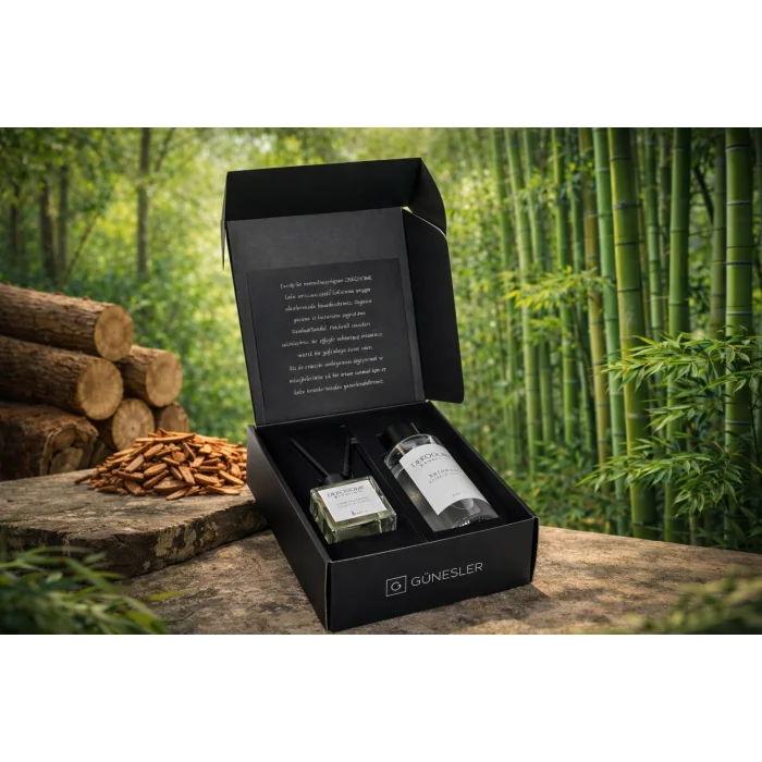 Dekohome Sandal & Bambu 2li Özel Kit (Kolonya & Oda Kokusu)