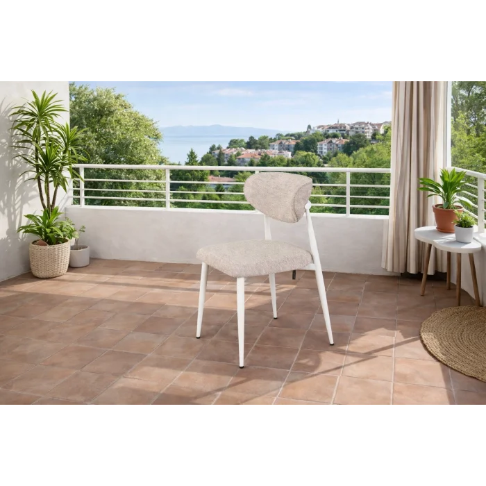 Dekomo Doğal Ağaç Balkon Masa Takımı (90x180 cm)