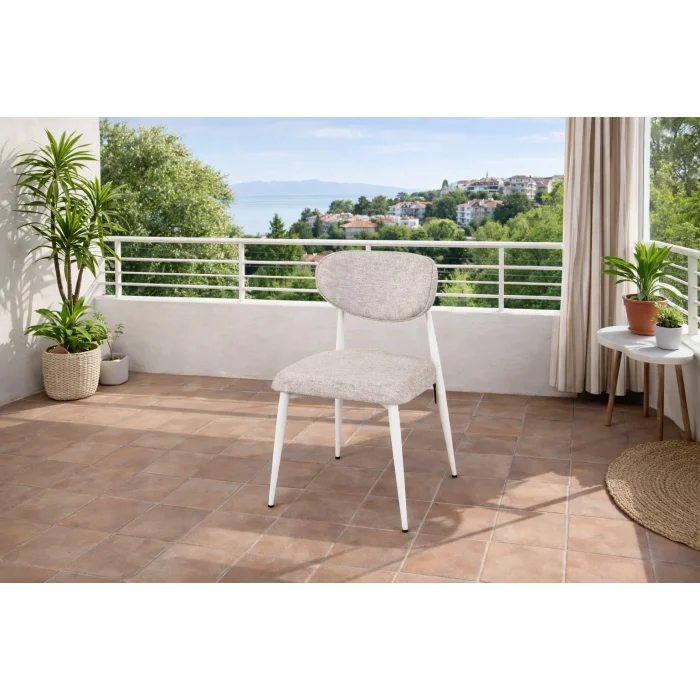 Dekomo Doğal Ağaç Balkon Masa Takımı (90x180 cm)