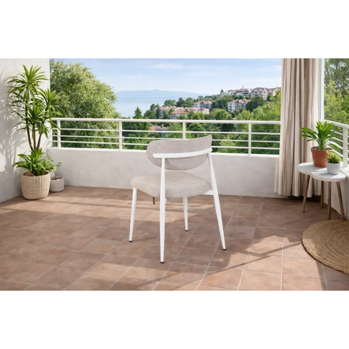 Dekomo Doğal Ağaç Balkon Masa Takımı (90x180 cm)