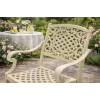 CNR OTTO Lüks Döküm Bahçe Sandalyesi - Krem