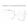 T Sandalye / Elips Masa Takımı (6 Kişilik)