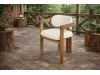 AHŞAP T Sandalye - Doğal Ahşap Dış Mekan Sandalyesi