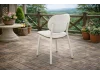 KANT Krem Sandalye - Metal İskeletli Bahçe ve Teras Sandalyesi