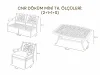 CNR Döküm Mini Takım (2+1+1+Sehpa)