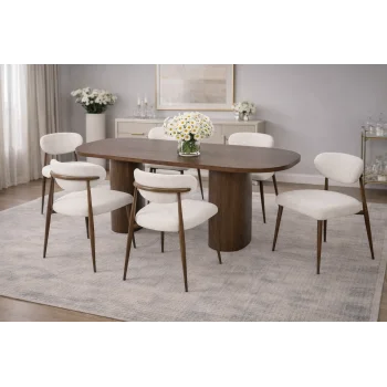 NOXIS / Elips Masa Takımı (6 Kişilik)