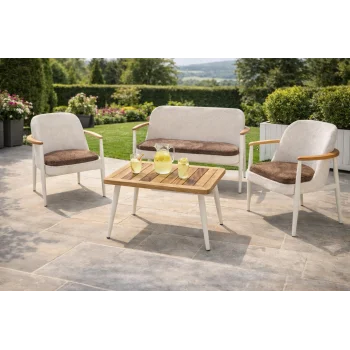 Orion Çay Takımı - Modern Metal İskeletli Oturma Grubu