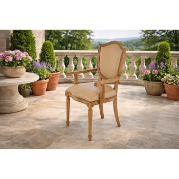 KUPA Kollu Tornalı Sandalye - Ahşap Bahçe ve Teras Sandalyesi