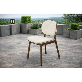 KANT Kubik Sandalye - Modern Metal Bahçe ve Teras Sandalyesi