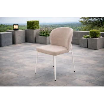 ZENIT Kubik Sandalye - Modern Metal İskeletli Bahçe Sandalyesi