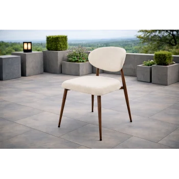 NOXIS Kubik Sandalye - Modern Metal İskeletli Bahçe Sandalyesi