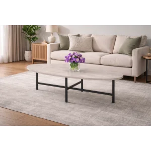 Egos Orta Sehpa - Retro Taş Orta Sehpa