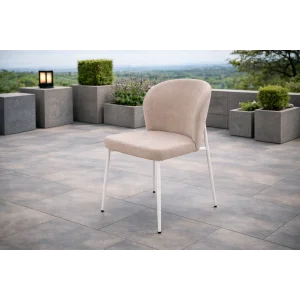 ZENIT Kubik Sandalye - Modern Metal İskeletli Bahçe Sandalyesi