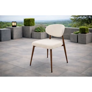 NOXIS Kubik Sandalye - Modern Metal İskeletli Bahçe Sandalyesi