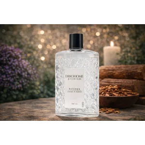 Dekohome Premium Sandal & Bambu Kolonya 180 ml (Kristal Şişe)