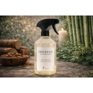 Dekohome Premium Sandal & Bambu Oda Spreyi (500 ml)