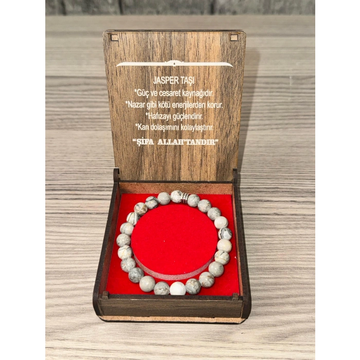 Jasper Doğal Taş Bileklik