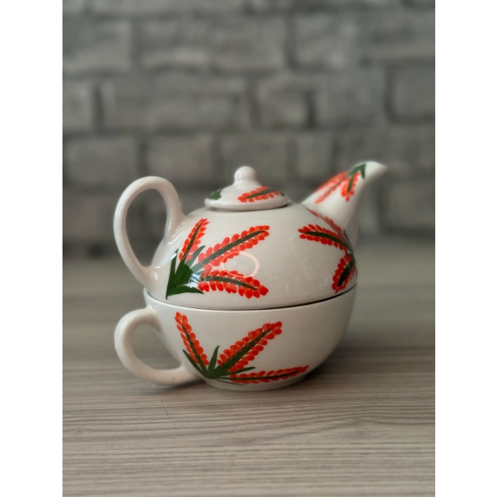 Kırmızı Detay Bitki Dem