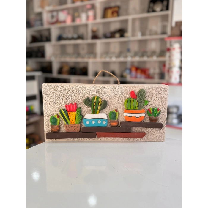 Dekoratif Duvar Süsü Kaktüs