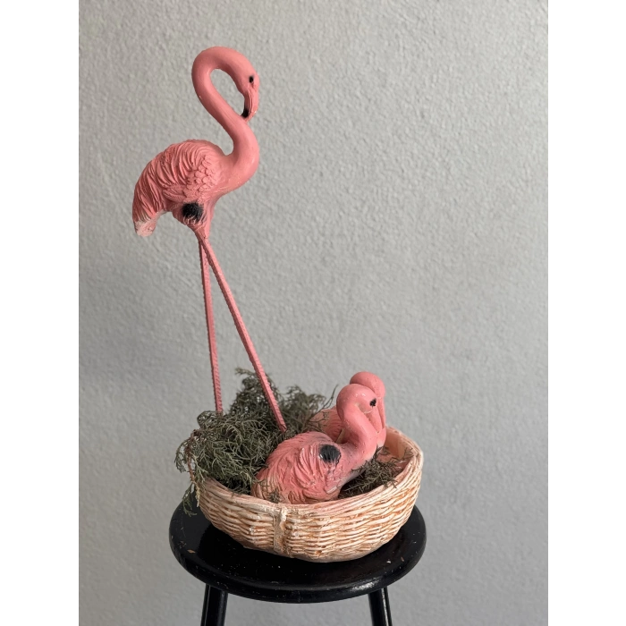 Dekoratif Flamingo Heykeli