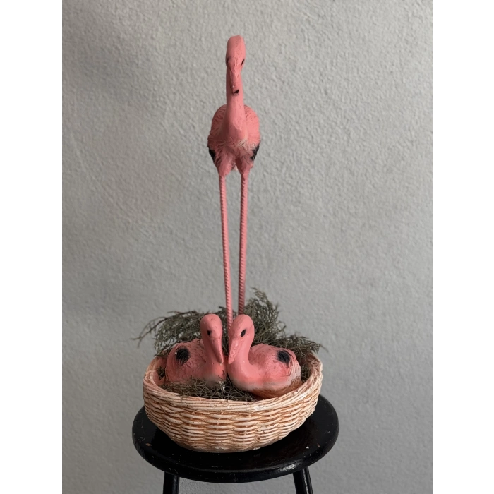 Dekoratif Flamingo Heykeli