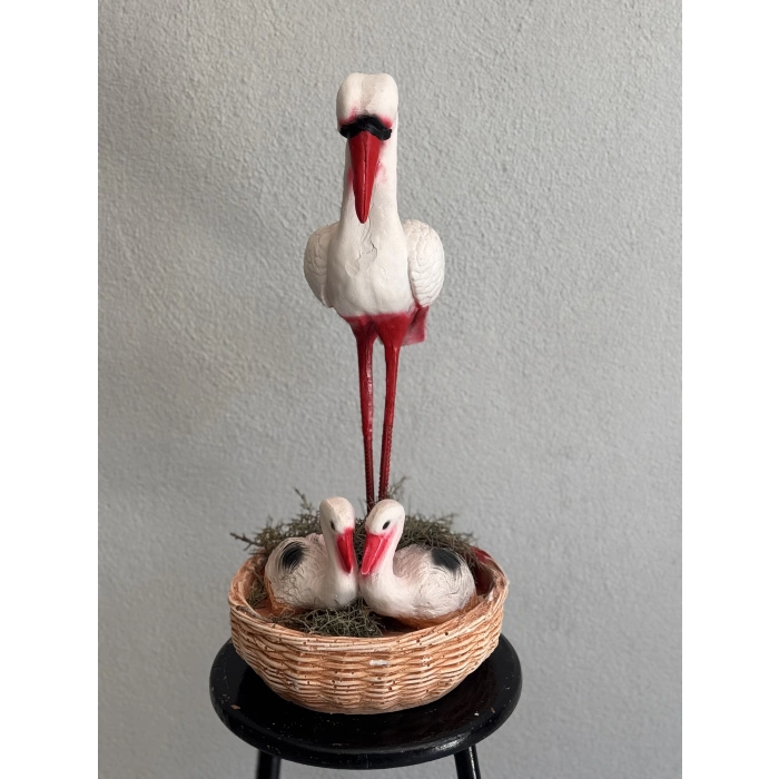 Dekoratif Leylek Heykeli