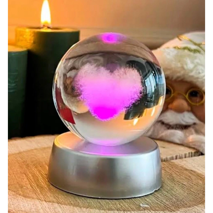 Işıklı Cam Küre
