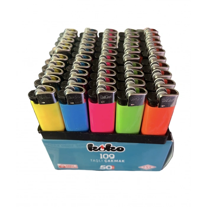 Koko Taşlı Mini Çakmak 50 adet