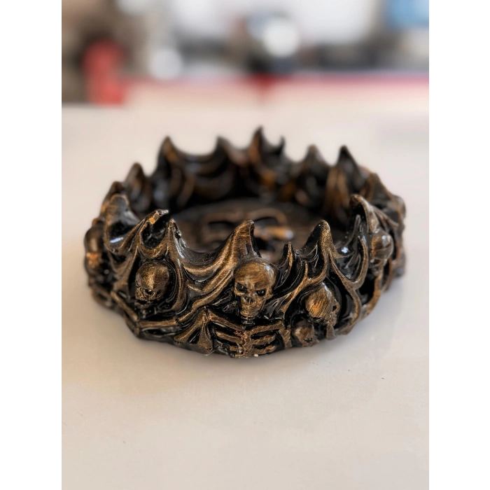 Kurukafa Dekoratif Kül Tabağı