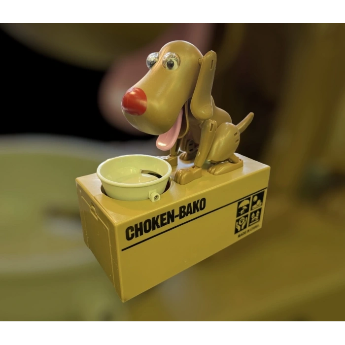 Para Yutan Köpek Kumbarası