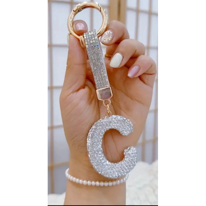 Zirkon Taşlı VİP anahtarlık