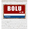 Dekoratif Şehir Plaka Retro Tablo MDF Ahşap Tablo - 14