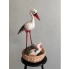 Dekoratif Leylek Heykeli