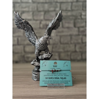 Yay Burcu Doğal Taş İpli Bileklik