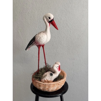 Dekoratif Leylek Heykeli