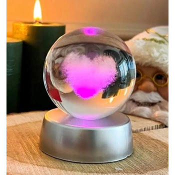 Işıklı Cam Küre