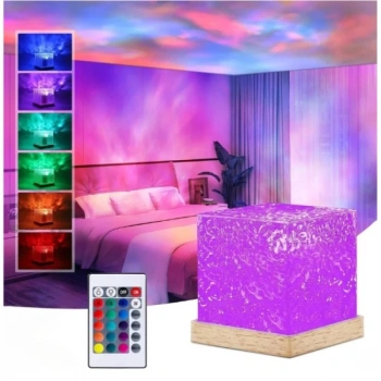 Su Dalgası Projektör Gece Lambası