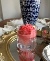 Pembe Gül Tasarımlı Volkanik Mum