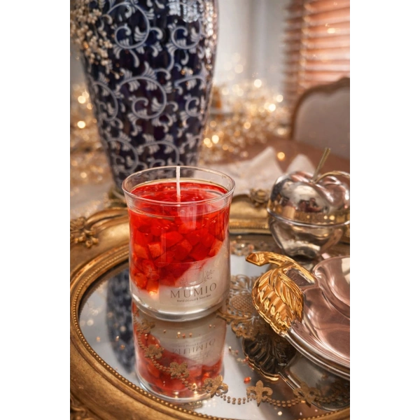 Kalpli Dekoratif Bardak Mum